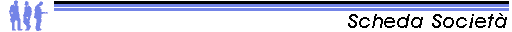 SCHEDA SOCIETA